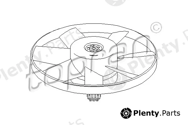 Topran 107716 — Fan, engine cooling