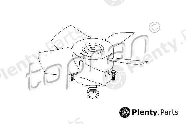 Topran 206947 — Fan, engine cooling
