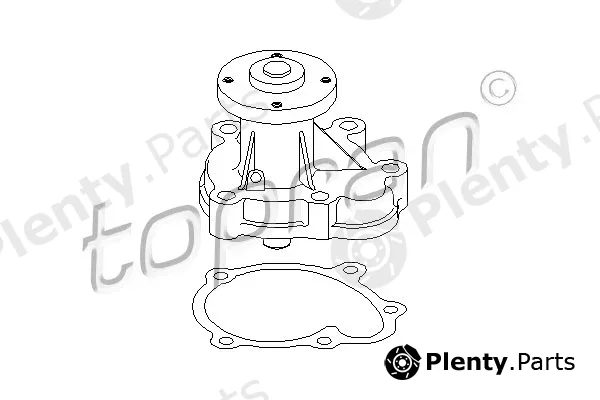 Topran 205226 — Water Pump, engine cooling