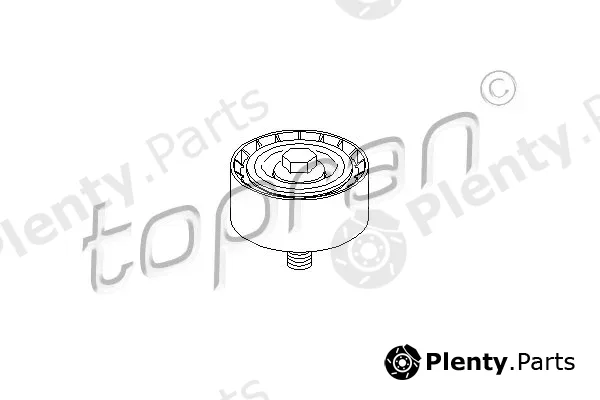 Topran 722417 — Deflection/Guide Pulley, V-ribbed belt