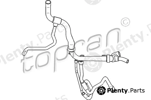 Topran 207731 — Radiator Hose