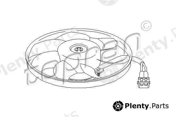 Topran 111438 — Fan, engine cooling