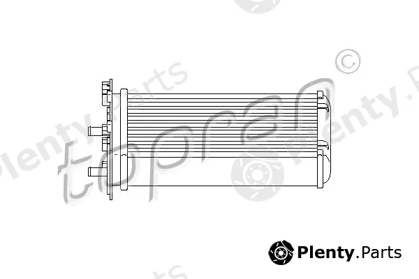 Topran 112332 — Heat Exchanger, interior heating