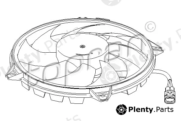 Topran 721534 — Fan, engine cooling