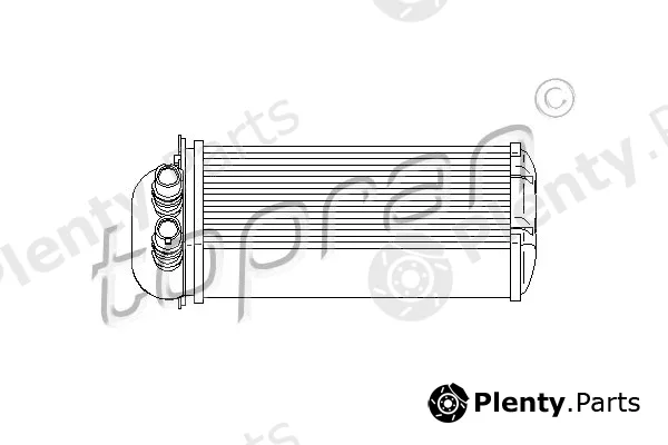Topran 700750 — Heat Exchanger, interior heating