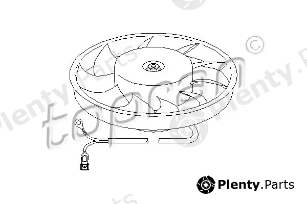 Topran 107713 — Fan, engine cooling