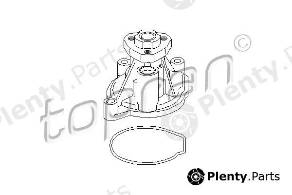Topran 113151 — Water Pump, engine cooling