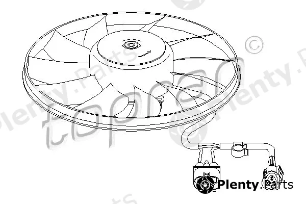 Topran 112321 — Fan, engine cooling