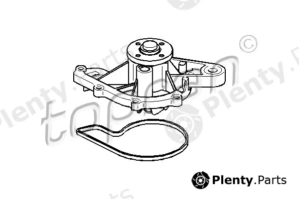 Topran 407922 — Water Pump, engine cooling