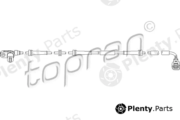 Topran 110491 — Sensor, wheel speed