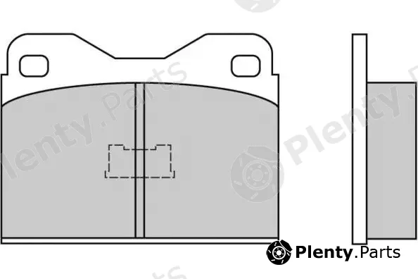 E.T.F. 12-0136 — Brake Pad Set, disc brake