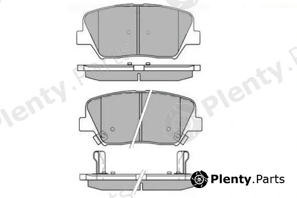 E.T.F. 12-1778 — Brake Pad Set, disc brake