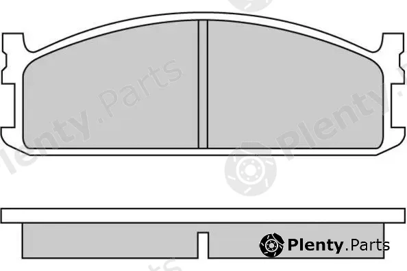 E.T.F. 12-0321 — Brake Pad Set, disc brake