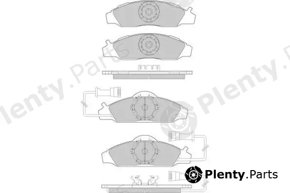 E.T.F. 12-0955 — Brake Pad Set, disc brake
