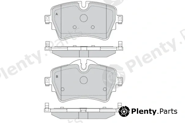 E.T.F. 12-1583 — Brake Pad Set, disc brake