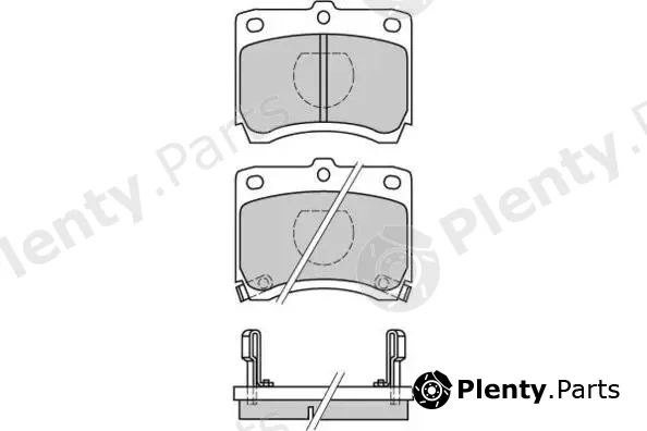 E.T.F. 12-0429 — Brake Pad Set, disc brake