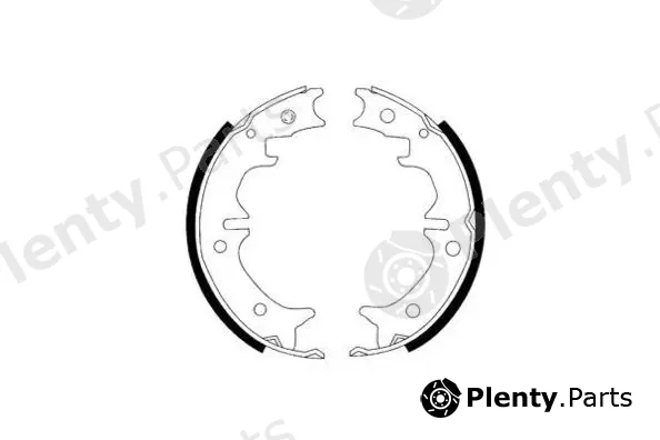 E.T.F. 09-0644 — Brake Shoe Set, parking brake