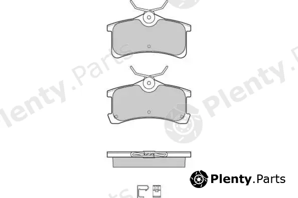 E.T.F. 12-1107 — Brake Pad Set, disc brake