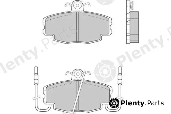 E.T.F. 12-0201 — Brake Pad Set, disc brake