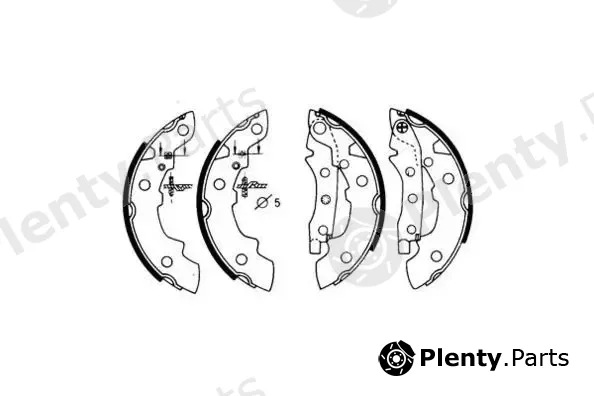 E.T.F. 09-0119 — Brake Shoe Set
