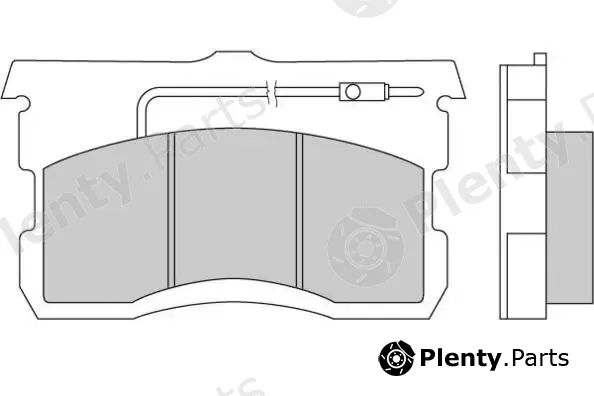 E.T.F. 12-0017 — Brake Pad Set, disc brake