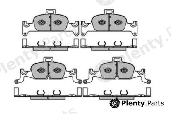 E.T.F. 12-1681 — Brake Pad Set, disc brake