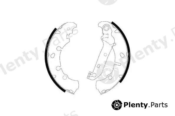 E.T.F. 09-0603 — Brake Shoe Set