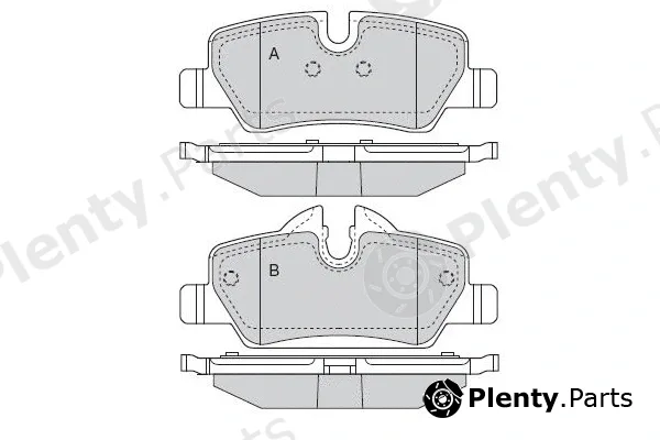 E.T.F. 12-1584 — Brake Pad Set, disc brake