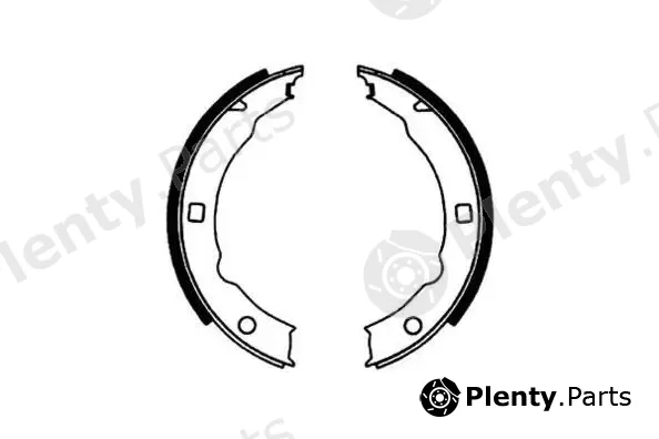 E.T.F. 09-0576 — Brake Shoe Set, parking brake
