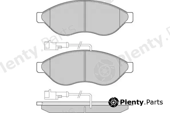 E.T.F. 12-1285 — Brake Pad Set, disc brake