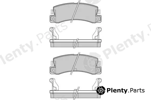 E.T.F. 12-0323 — Brake Pad Set, disc brake