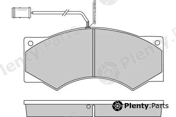 E.T.F. 12-5266 — Brake Pad Set, disc brake