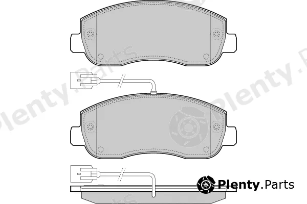 E.T.F. 12-1439 — Brake Pad Set, disc brake