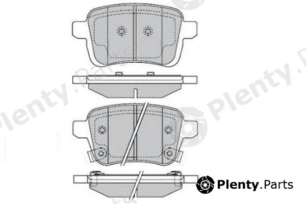 E.T.F. 12-1638 — Brake Pad Set, disc brake