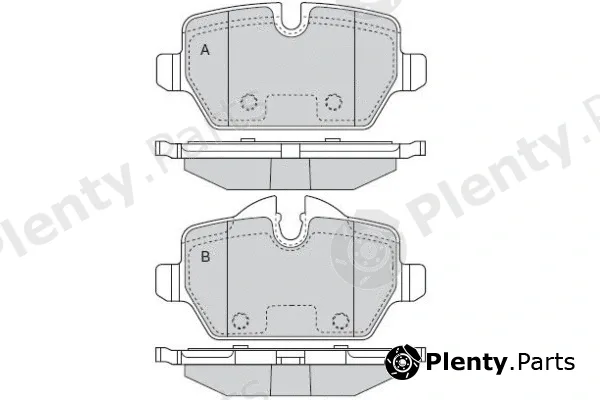 E.T.F. 12-1585 — Brake Pad Set, disc brake