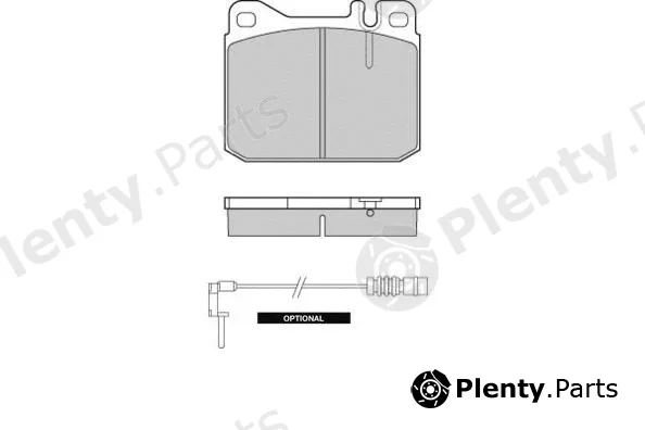 E.T.F. 12-0172 — Brake Pad Set, disc brake
