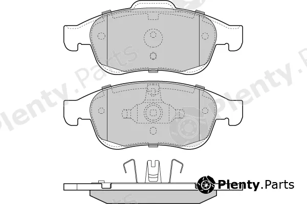 E.T.F. 12-1392 — Brake Pad Set, disc brake