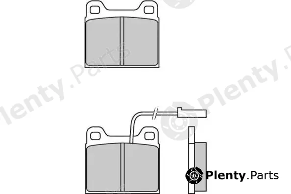E.T.F. 12-0606 — Brake Pad Set, disc brake