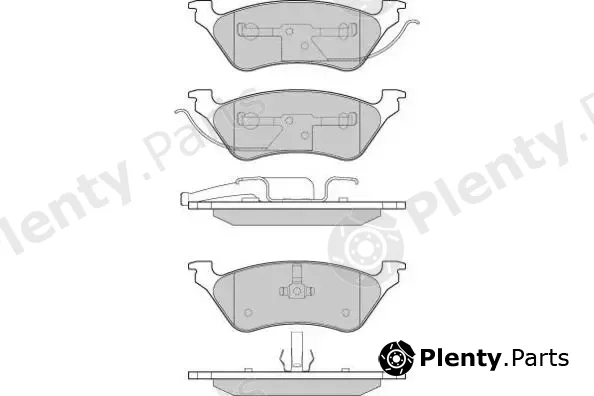 E.T.F. 12-1220 — Brake Pad Set, disc brake