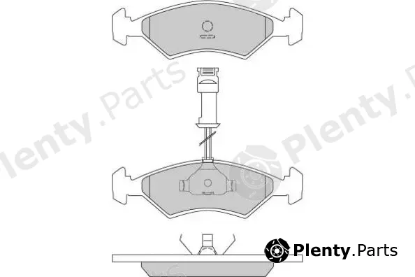 E.T.F. 12-0163 — Brake Pad Set, disc brake