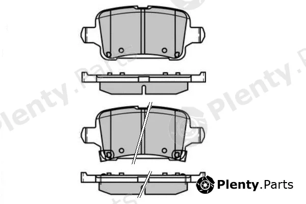 E.T.F. 12-1686 — Brake Pad Set, disc brake
