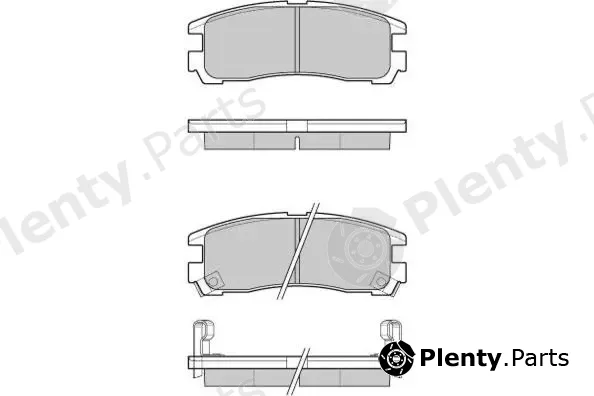 E.T.F. 12-1038 — Brake Pad Set, disc brake