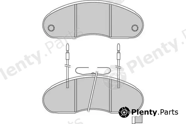 E.T.F. 12-5242 — Brake Pad Set, disc brake