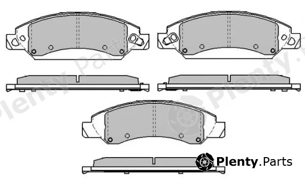 E.T.F. 12-1667 — Brake Pad Set, disc brake