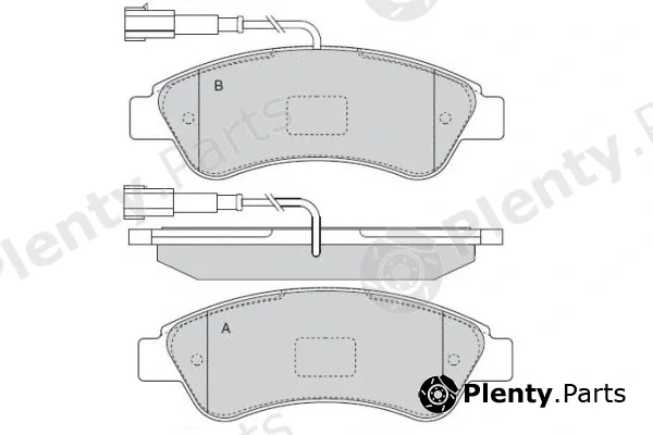 E.T.F. 12-1592 — Brake Pad Set, disc brake