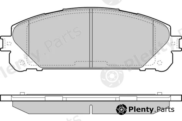 E.T.F. 12-1481 — Brake Pad Set, disc brake