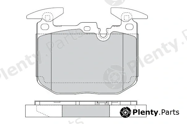 E.T.F. 12-1522 — Brake Pad Set, disc brake