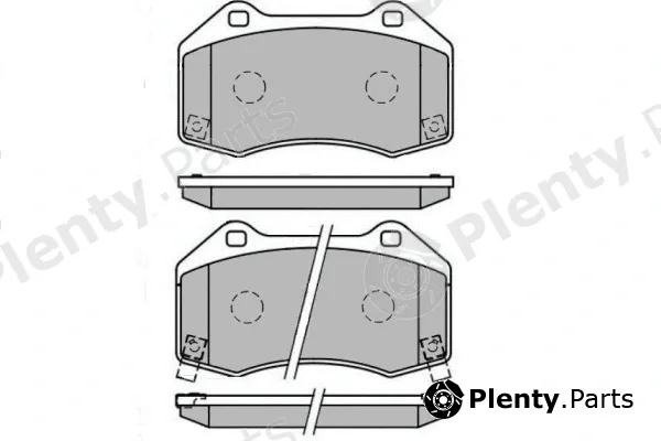 E.T.F. 12-1637 — Brake Pad Set, disc brake