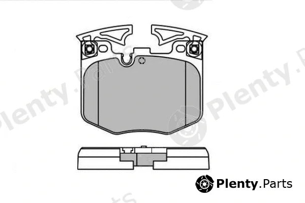 E.T.F. 12-1740 — Brake Pad Set, disc brake