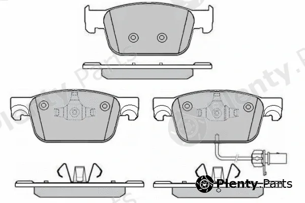 E.T.F. 12-1682 — Brake Pad Set, disc brake